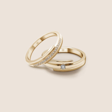 STELLA | Couple Wedding Rings