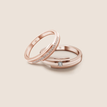 STELLA | Couple Wedding Rings